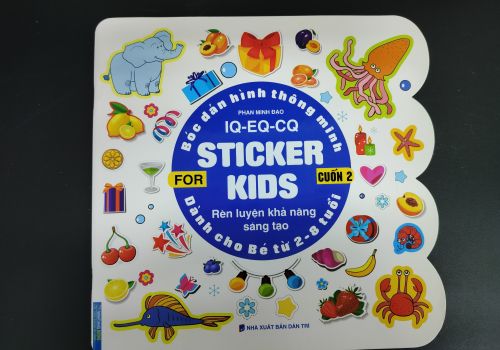 Sách - Bóc dán hình thông minh IQ - EQ - CQ - Cuốn 2 (Dành cho bé từ 2 - 8 tuổi)