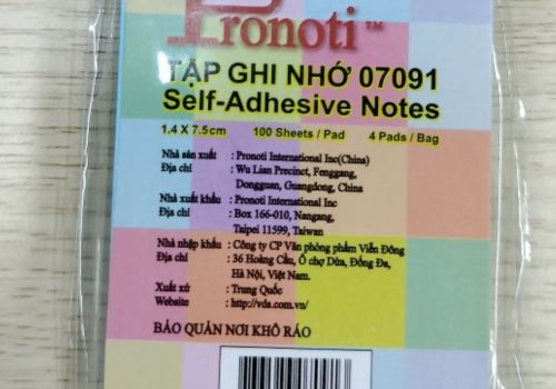 Giấy phân trang giấy 4 màu Pronti - 07091