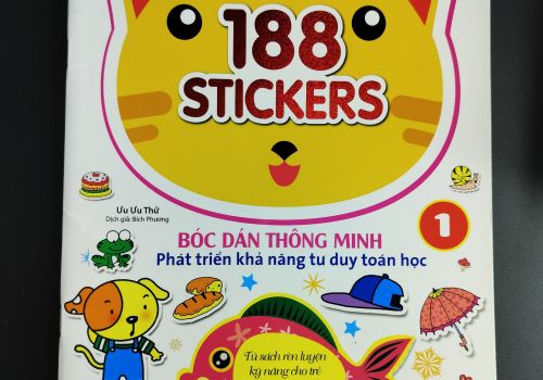 Sách 188 Stickers - Bóc Dán Thông Minh Phát Triển Khả Năng Tư Duy Toán Học (4 - 5 Tuổi) - Tập 1
