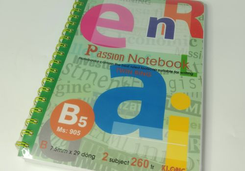 sổ lò xo 260tr B5 Klong KL905