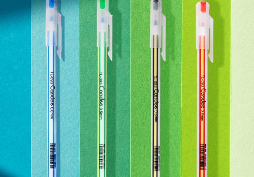 Bút Bi Thiên Long 093 / Bút Nến Candee TL-093 Bút viết Êm Trơn Ngòi 0,6mm 