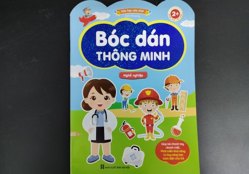 Sách Bóc Dán Thông Minh (Dành Cho Trẻ Từ 2-6 Tuổi) - Song Ngữ Việt Anh - NGHỀ NGHIỆP