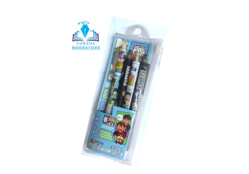 Bút gel bấm túi 4 cái - GP - 9368 - 4