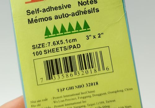 Giấy nhớ 3 x 2 màu hồng Pronoti - 32018